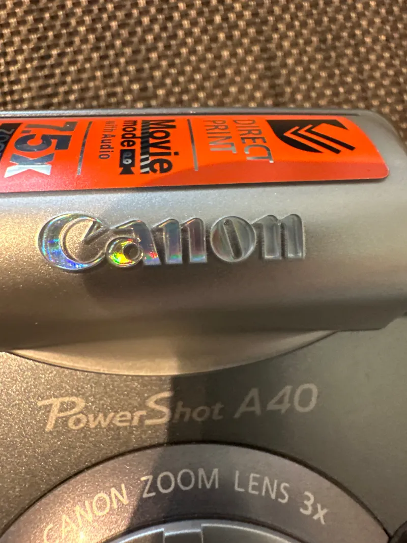 Canon PowerShot A40 Digitalkamera 2.0 Megapixel 3x Zoom 4