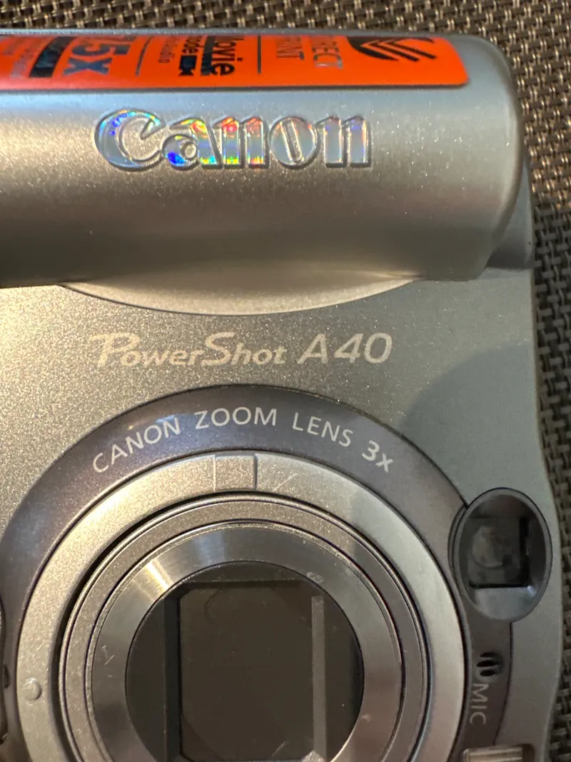 Canon PowerShot A40 Digitalkamera 2.0 Megapixel 3x Zoom 5