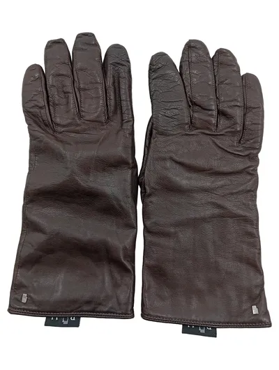 Roeckl Damen Lederhandschuhe Braun Gr. L Klassisch