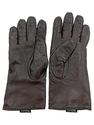 Roeckl Damen Lederhandschuhe Braun Gr. L Klassisch