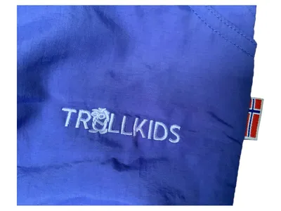 Trollkids Outdoorhose Kinder Jungen Mädchen Blau Gr. 158