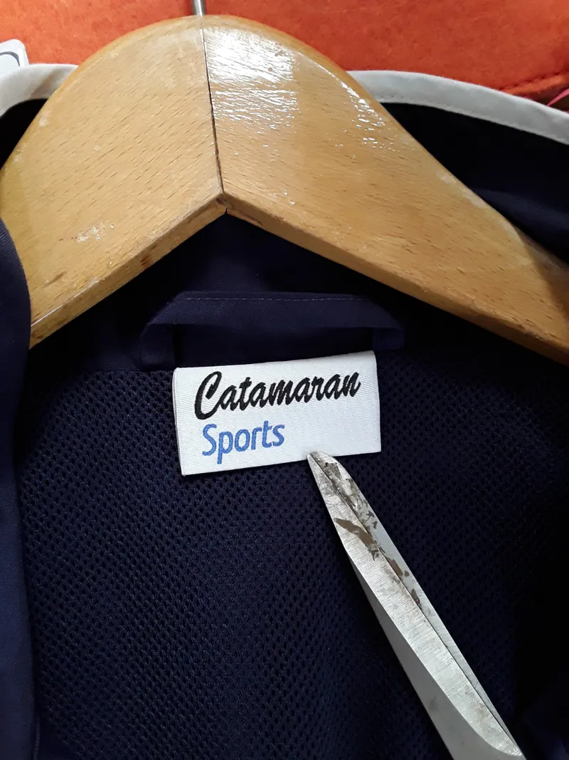 Catamaran Sports Trainingsjacke Blau Gr. 42 Herren Sportjacke 4