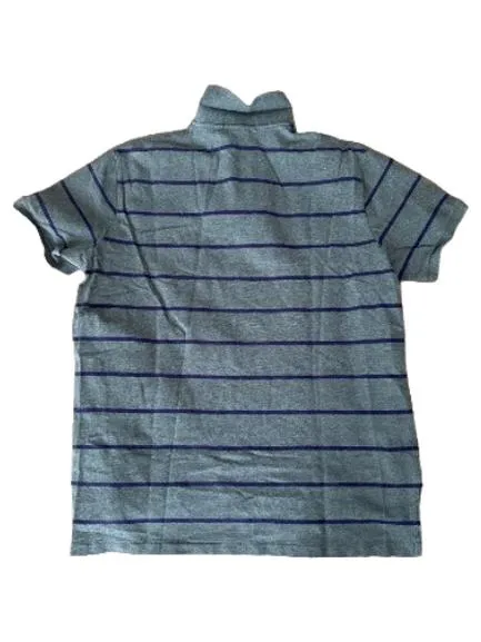 Ralph Lauren Herren Poloshirt Gestreift Grau Gr. 52;XL 3