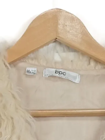 BPC Collection Kunstfell Weste Mädchen Gr. 152-158 Beige Boho Fellweste