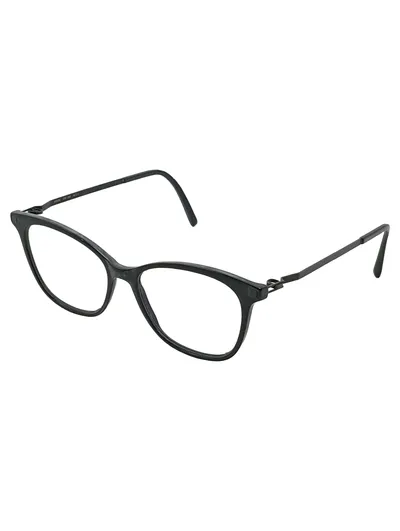 Mykita Lite Sesi Damen Brille Schwarz Acetat Metall Minimalistisch