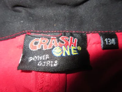 CRASH ONE Mädchen Cargohose Capri Hose Gr. 134 Rot Casual