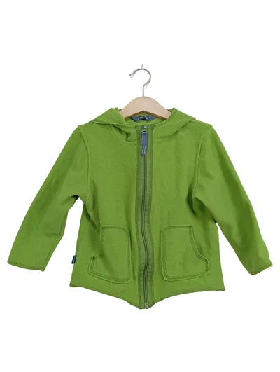 Meru Fleecejacke Kinder Grün Gr. 104 Kapuze Outdoor