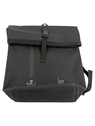 GOT BAG Sea Shepherd Rucksack Schwarz Rolltop Polyester