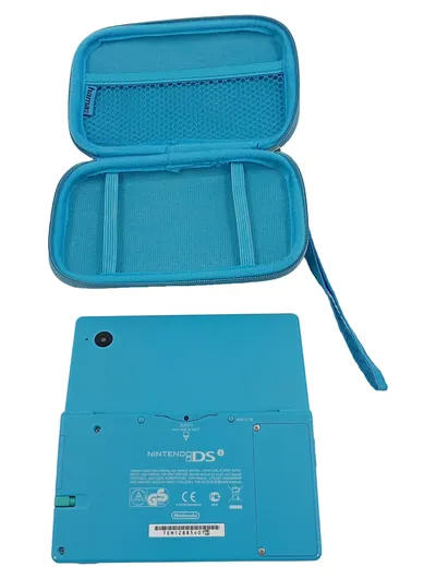 Nintendo DSi TWL-001 Spielekonsole Blau inkl. Hama Tasche Retro Handheld
