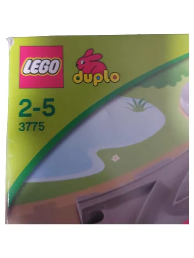 LEGO Duplo 3775 Eisenbahn Weichen Set Zubehör Grau Kunststoff