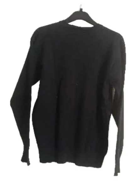 Angelo Litrico Herren Pullover V-Ausschnitt Argyle Rauten Schwarz Gr. L 2