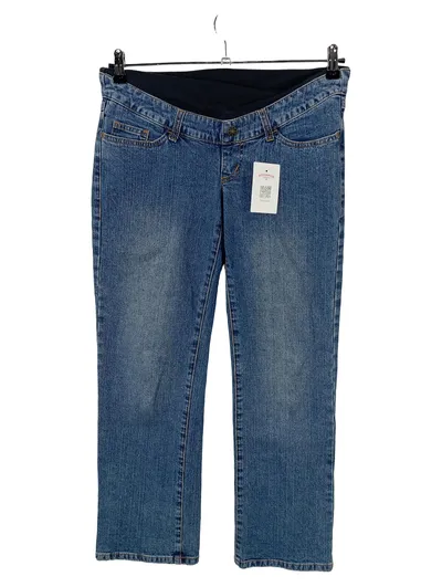 bonprix collection Damen Umstandsjeans Jeans Hose Blau Gr. 40