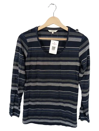 Noppies Damen Pullover Langarmshirt Blau Gestreift Gr. 36;S Maritim