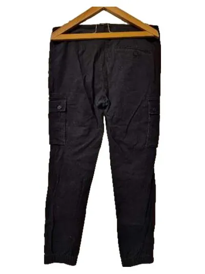Pier One Cargohose Herren Schwarz W31, 48, M Casual Baumwolle