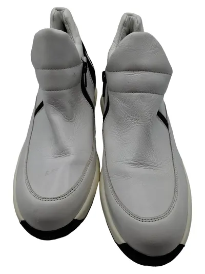 Högl Damen Sneaker Leder Weiß Gr. 6.5 (39.5) High-Top Slip-On