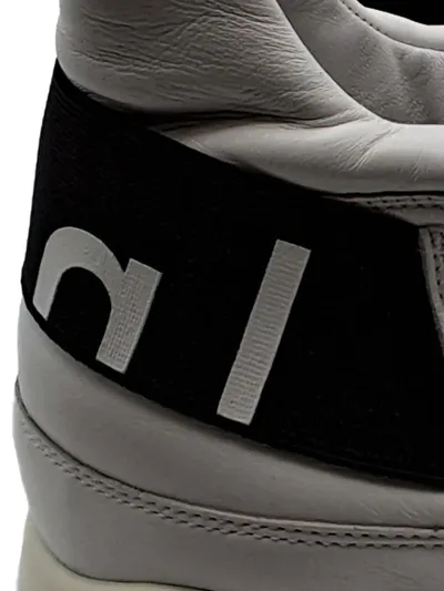 Högl Damen Sneaker Leder Weiß Gr. 6.5 (39.5) High-Top Slip-On