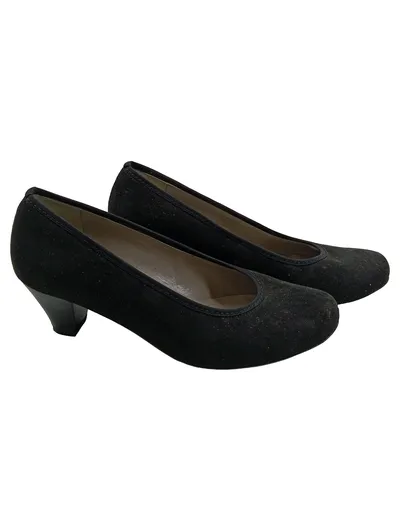 Jenny Damen Pumps Schwarz Wildleder Klassisch Büro Schuhe Gr. 39