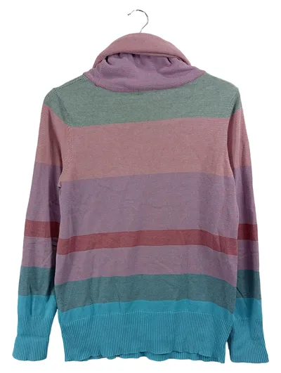 KangaROOS Damen Pullover Rollkragen Gestreift Mehrfarbig Gr. 40, 42