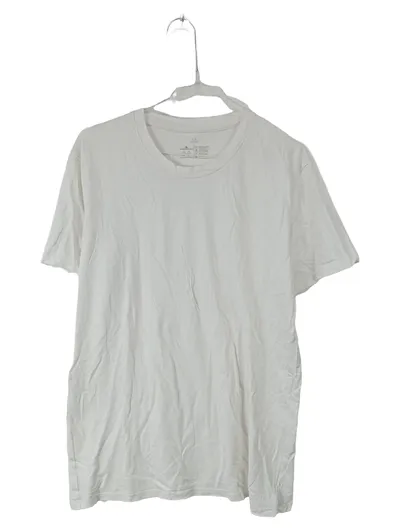 Danish Endurance Herren T-Shirt Basic Rundhals Weiß Gr. M Baumwolle Modal