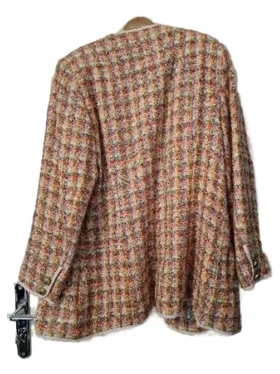 Prestige Damen Strickjacke Tweed Mehrfarbig Gr. 44 Klassisch Elegant