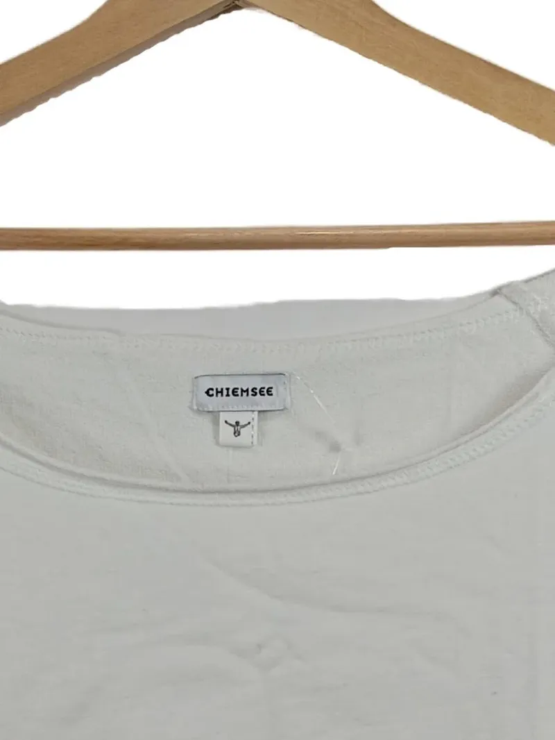 Chiemsee Langarmshirt Damen Gr. 40/42 Weiß Casual Shirt Langarm 3