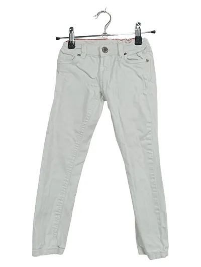 Cyrillus Kinder Mädchen Stoffhose Weiß Gr. 110 Casual