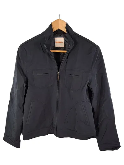 GIN TONIC Damen Leichte Jacke Gr. 36 Schwarz Casual Übergangsjacke