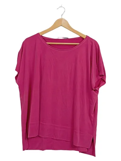 Betty & Co Damen T-Shirt Gr. 42, XL Pink Basic Modal Kurzarm