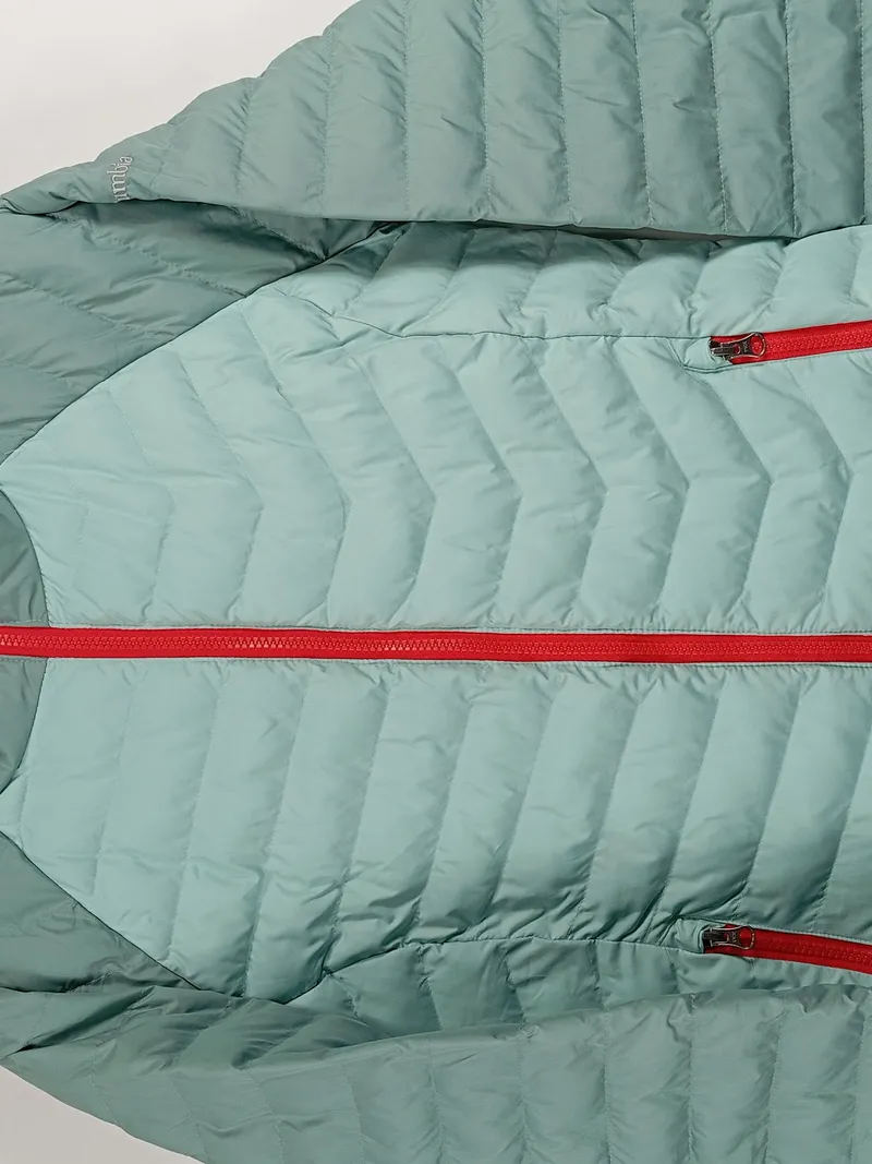 Columbia Damen Steppjacke Daunenjacke Kapuze Türkis Gr. S 4