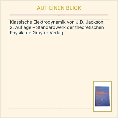 Klassische Elektrodynamik Jackson 2. Auflage De Gruyter Fachbuch Physik