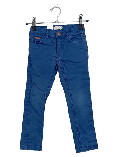 Cyrillus Cargohose Kinder Hose Blau Gr. 110 Baumwolle Casual