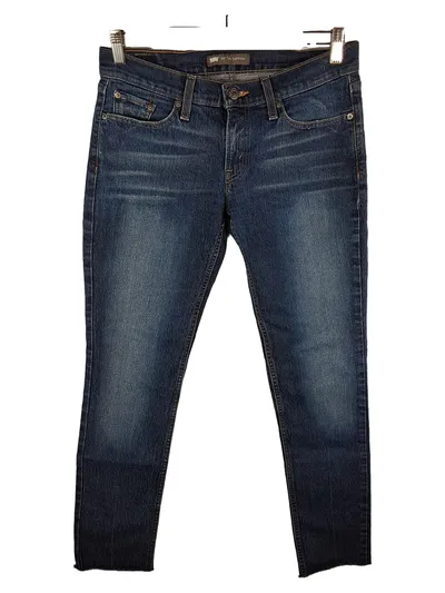 Levi's 524 Too Superlow Damen Jeans Bootcut Blau W28 Gr. 36
