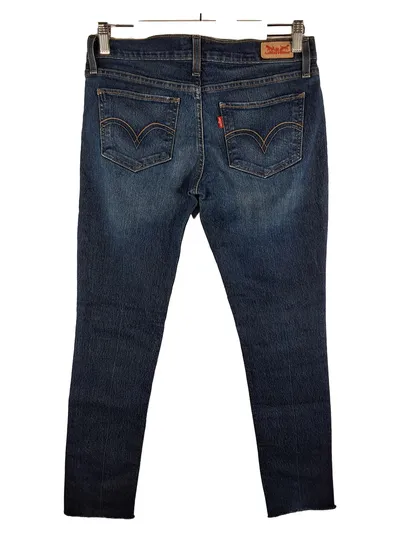 Levi's 524 Too Superlow Damen Jeans Bootcut Blau W28 Gr. 36