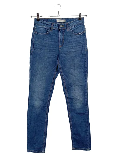ICHI Damen High Waist Jeans Größe W27 Blau Casual