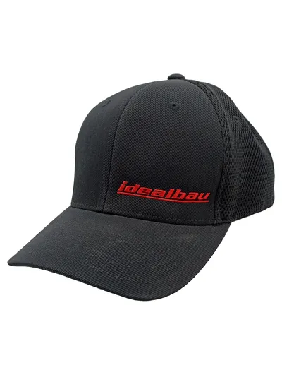 Flexfit Baseball Cap idealbau Logo Schwarz L-XL Sportlich