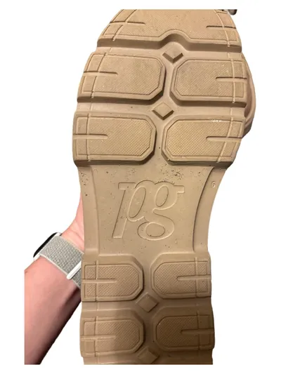 Paul Green Damen Stiefeletten Beige Gr. 39 Leder Gefüttert Schnürung Casual
