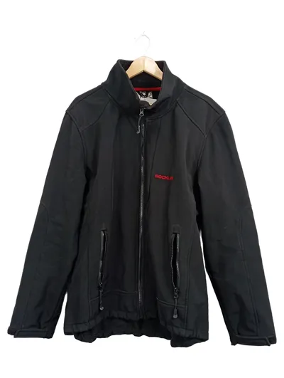 Rocklin Herren Softshelljacke Schwarz Outdoor Gr. XL Fleecefutter