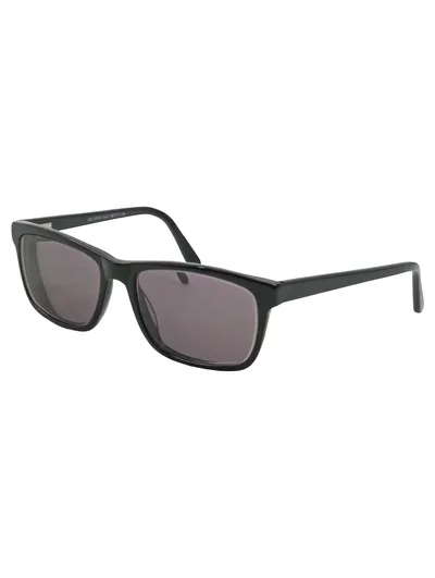 Selectra Sonnenbrille Damen Herren Schwarz Klassisch Rechteckig UV-Schutz
