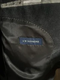 A.W. Dunmore Herren Sakko Cordjacke Blau Gr. 58 Klassisch Business 4
