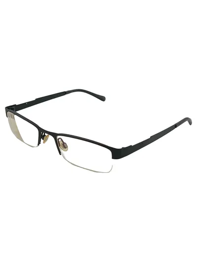 Mexx Brille Herren Halbrahmen Metall Schwarz Gold Korrektionsbrille