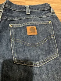 Carhartt Jeans Bootcut Herren W30 L31 Blau Denim Hose Baumwolle 3