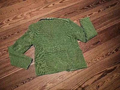 ONE BY ONE Cordjacke Kinder Blazer Grün Gr. 176 Retro Cord