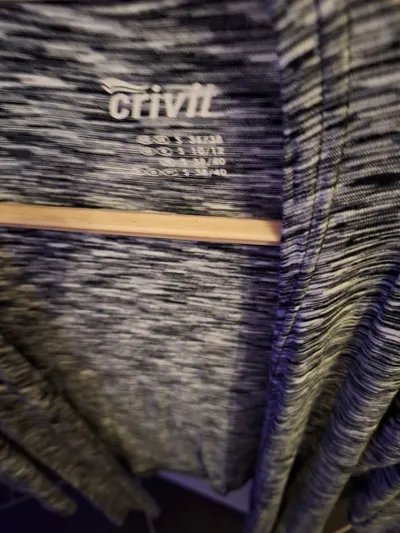 Crivit Damen Cardigan Strickjacke Gr. 36/38 Grau Meliert Sportlich