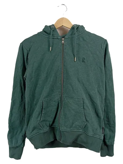 recolution Damen Sweatjacke Hoodie Grün Gr. 36, S Baumwolle