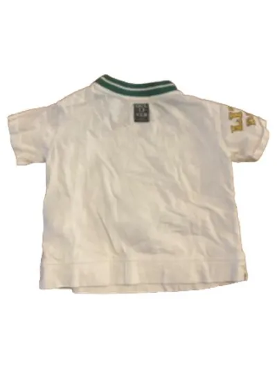 Gulliver Kinder Baby T-Shirt Gr. 74 Weiß Retro Auto Motiv Baumwolle