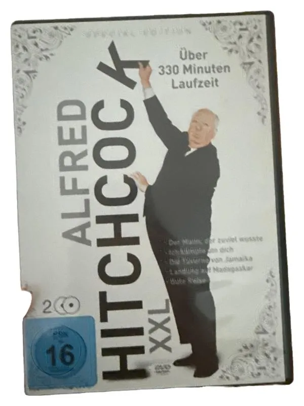 Alfred Hitchcock XXL Special Edition 2 DVDs Thriller Film FSK 16 1