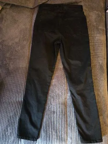 Abercrombie & Fitch Damen Skinny Jeans High Rise Destroyed W30 Schwarz
