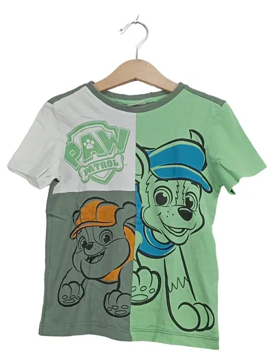 s.Oliver Kinder Paw Patrol Fanshirt T-Shirt Gr. 104/110 Grün Jungen