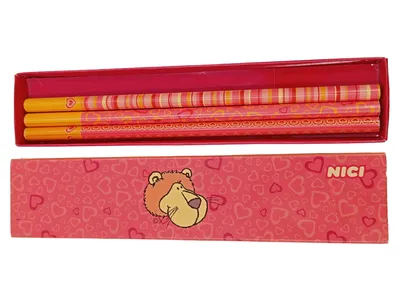 NICI Essstäbchen Set Löwe Mehrfarbig Gestreift Kinder