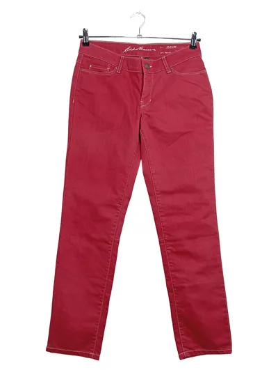 Eddie Bauer Damen Jeans Regular Fit Rot Gr. 42 W33 Stretch